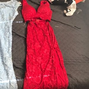 Red prom dress